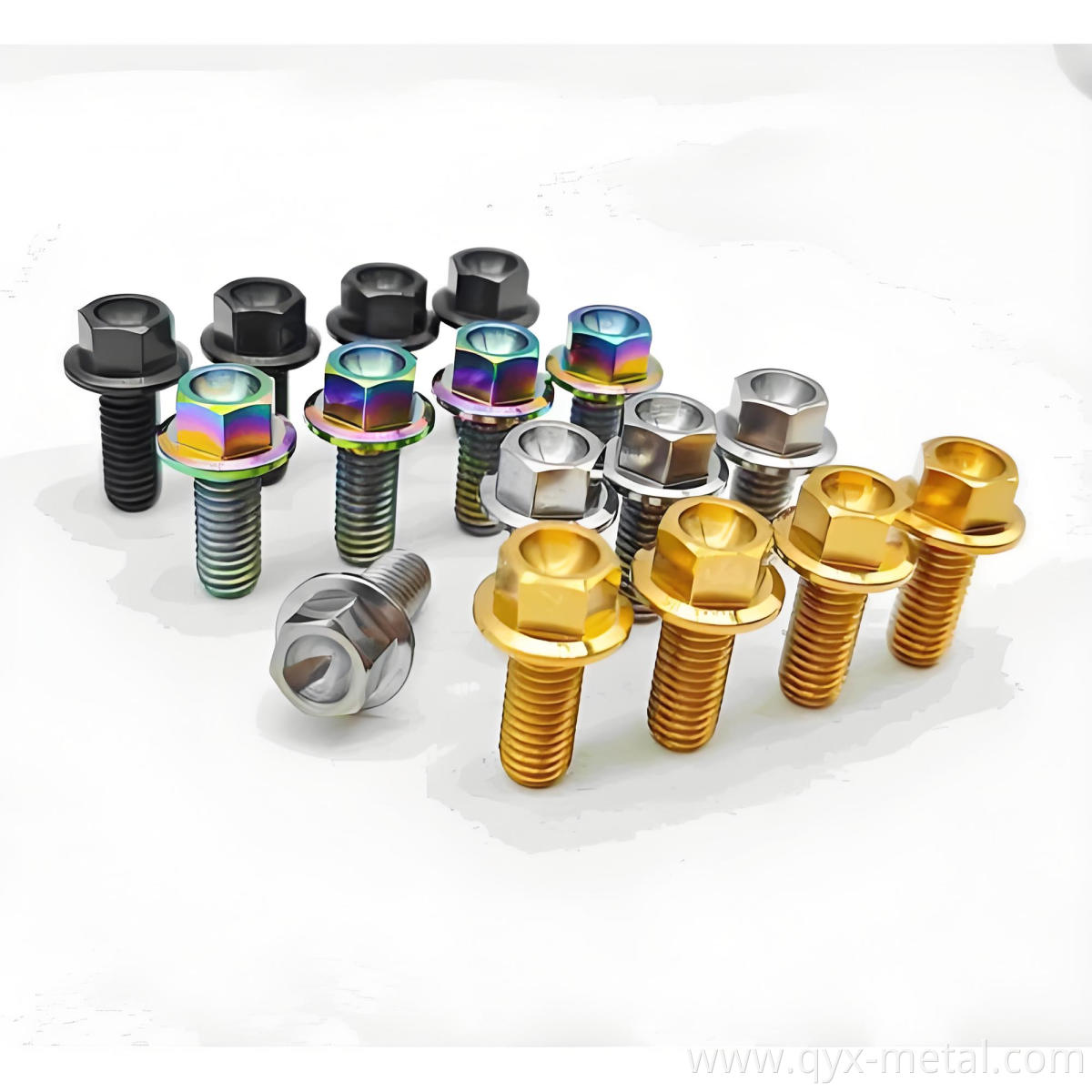 Titanium Motorcycle Flange Bolt